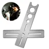 Decorated Work Multifunction Ruler Effective Stainless Steel Ceramic Tile Hole Locator Ruler For Accurate Drilling 6