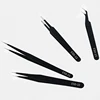 Eyelashes Tweezers Scrapbook Sticker Tape Picking DIY Journal Hand Account Tweezers Stainless Steel Mobile Phone Repair Tweezer 2
