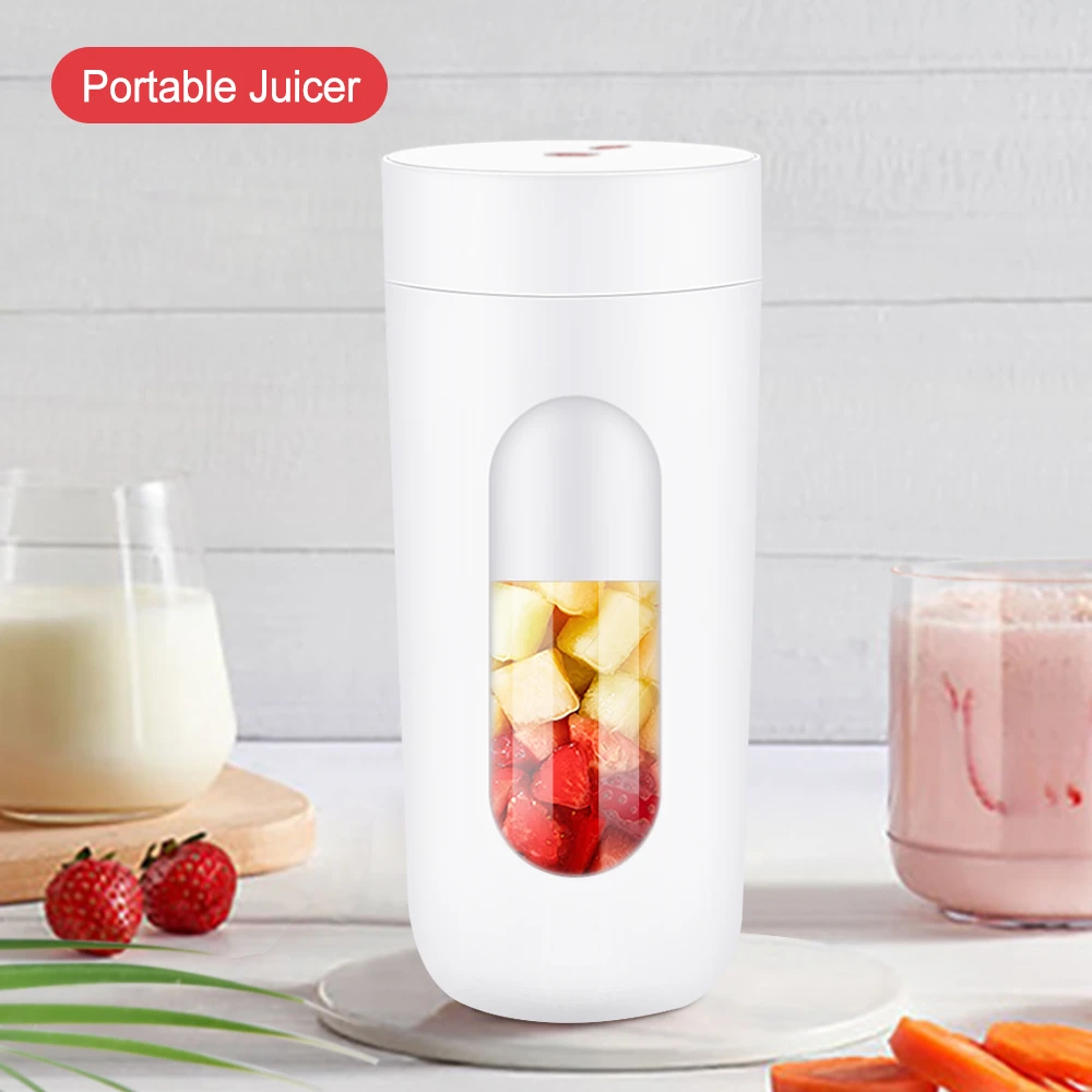 New 300ml Electric Mini Blender Portable Juicer Juicing Crushed Ice