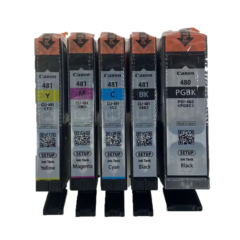 5PCS PGI-480 CLI-481 CEYE Original Canon TS6140 TS6240 TS6340 TR7540 TR8540 TS704 TS9540 TS9541C Genuine Ink Cartridge toner cartridge thermal inkjet printer cartridge cartridge chip