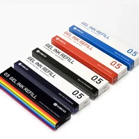 10 Colors/box Assorted Color Gel Ink Refill Kaco Asian Standard Universal Gel Pens Refills 0.5mm 110mm School Office Supplies 1