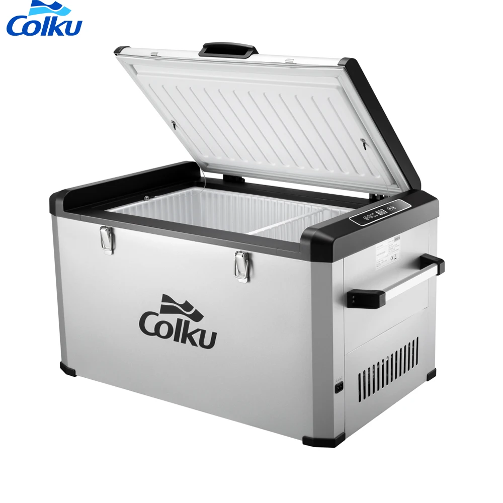 

Hot selling New Material 60L Low consumption largely capacity RV 12v Camping Car Freezer Portable Refrigerator