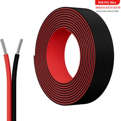 Flexible Electrical Cable - 18 AWG Wire - 2 Conductor Cord - 5m (18 AWG)