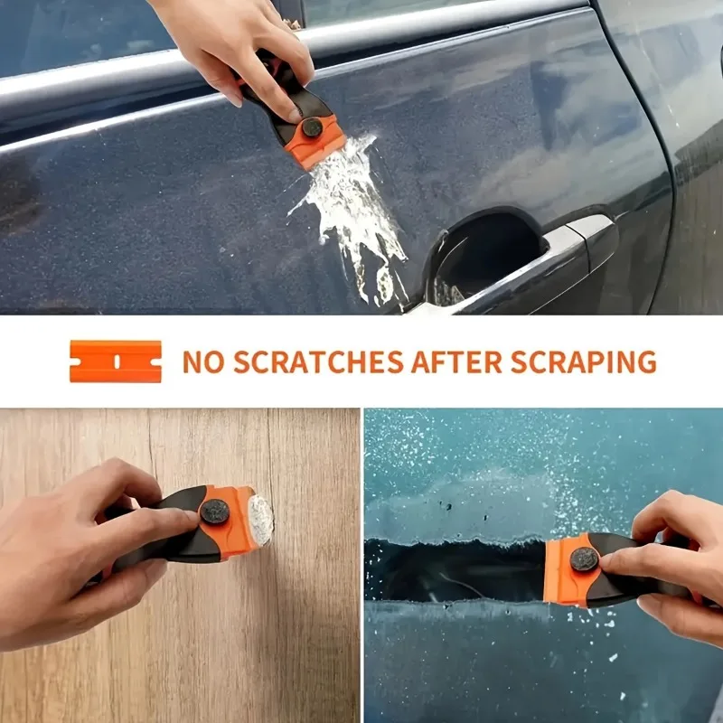Razor Blade Scraper 2-in-1 Scraper Tool Multi-Purpose Cleaning Razor blade scraper razor blade scrapers