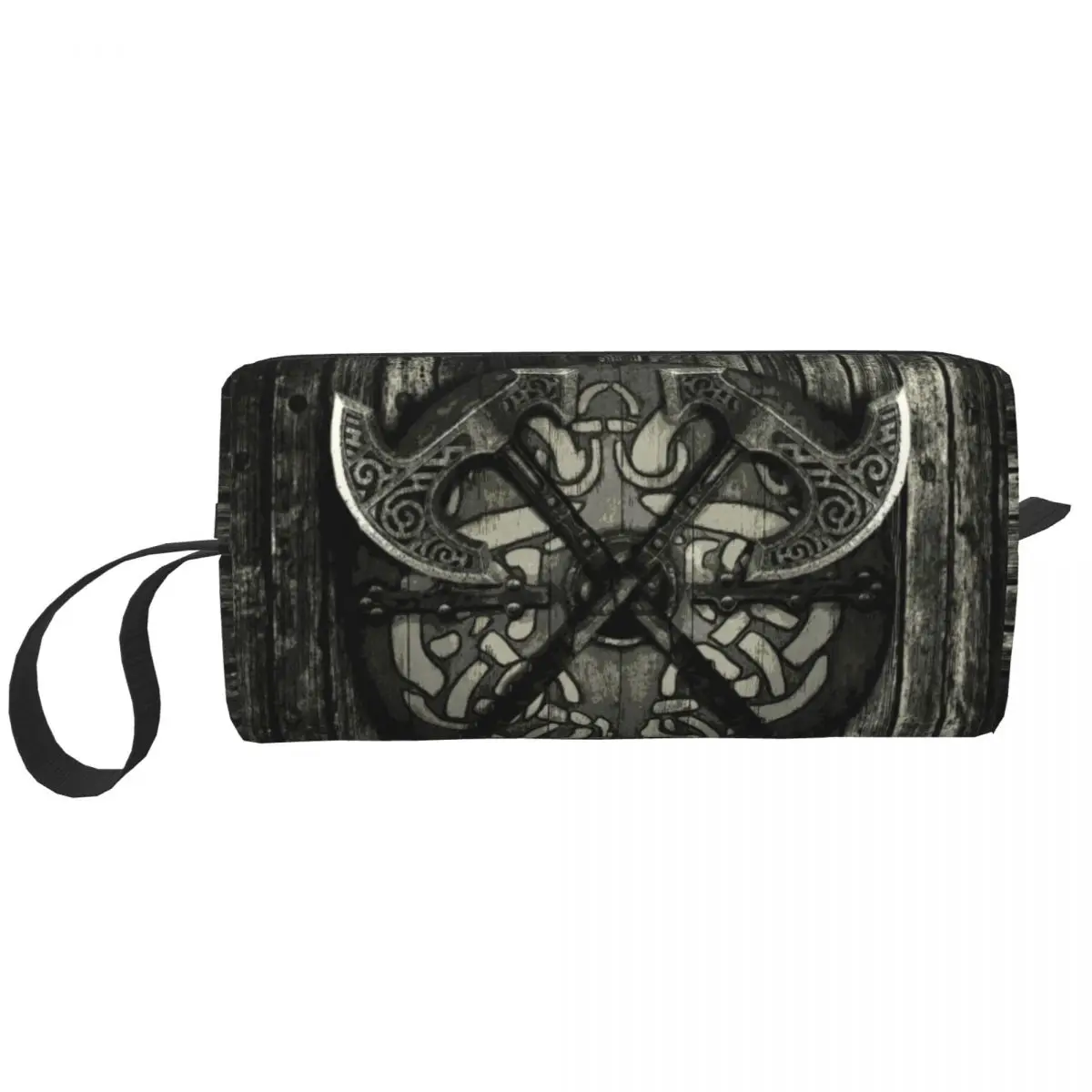 Borsa Per Il Trucco Viking Battle Shield Per Le Donne Travel Cosmetic Organizer Fashion Vikings Valhalla Storage Borse Da Toilette