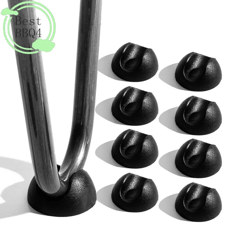 BBQ4 10Pcs 의자 발 보호대 가구 고무 발 스케이트 헤어핀 보호대 의자 용..