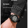 SYNOKE Men Digital Watch Sports Watches Timing Function Alarm Clock Waterproof 50M Digital Watch Military Clock Large Screen 5