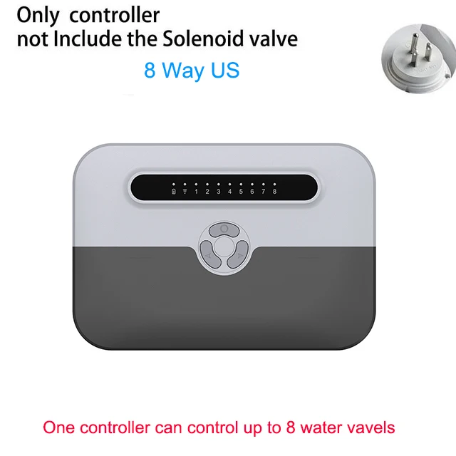 WiFi Smart irrigation Controller Garden Sprinkler Controller Timing Control Of Watering Flowers 8-way Water Valve Controller 2