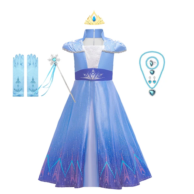 Frozen-vestido De Princesa Elsa Para Niñas, Vestidos De Fiesta De  Cumpleaños, Disfraz Elsa, Lentejuelas, Disfraz De Cosplay, Ropa Para Niños,  Traje :443