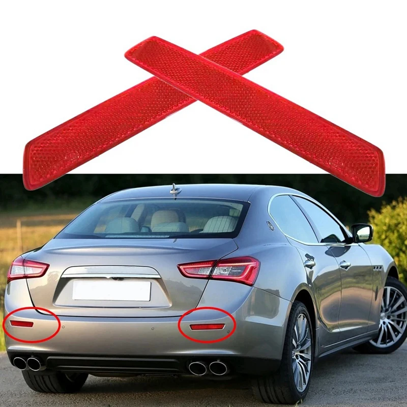 

675000321 675000322 Rear Bumper Fog Light Reflective Warning Light Car For Maserati Ghibli 2014-2021 Parts