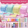 2025 Blowable Bubble Tape Non-marking Double-sided Adhesive for DIY Craft Pinch Toy Making Reusable Color High Sticky Nano Tapes 1