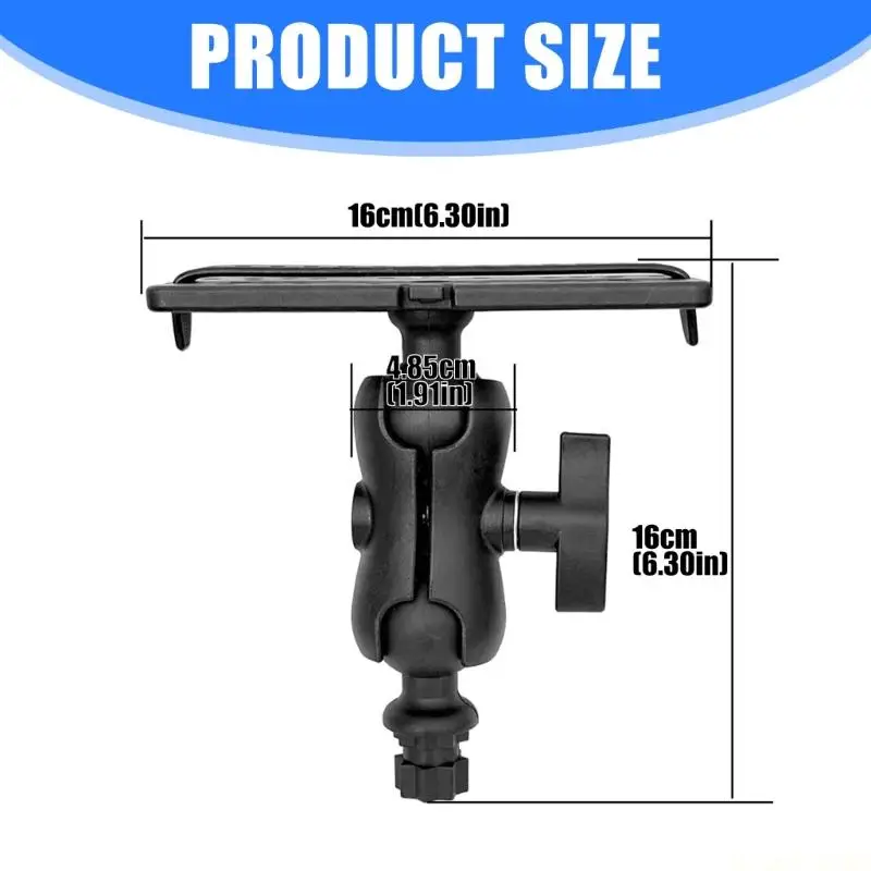 M5TC 어군탐지기 브래킷 360도 회전 홀더 베이스 마운트 어군탐지기 마운트 베이스