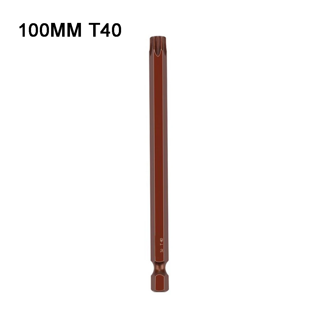 

Hand Tools Screwdriver Bits Torx Screwdriver Bit 1/4\\'\\' Hexagonal Shank Alloy Steel Anti-rust Bronze Magnetic