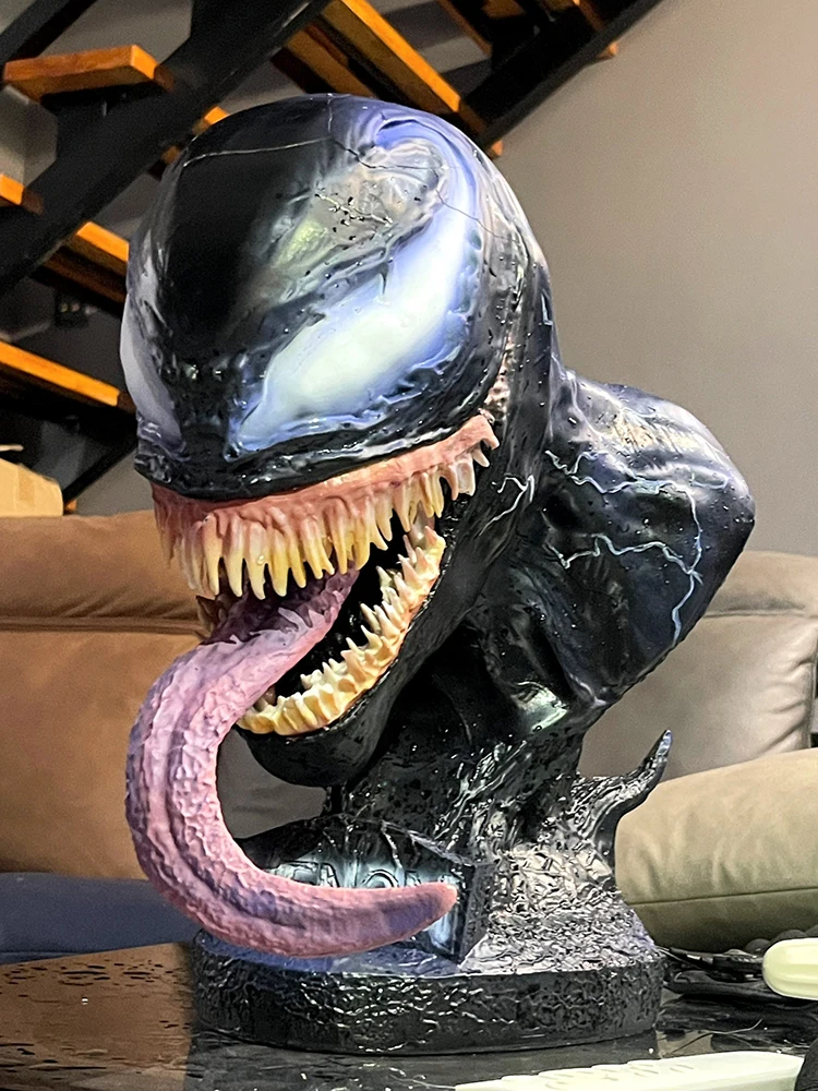 

1:1 искусственная фигурка Gk, бюст, полимерные поделки, фигурка Веном, коллекционная декоративная настольная модель, демонстрационная игрушка, фигурка, рождественский подарок