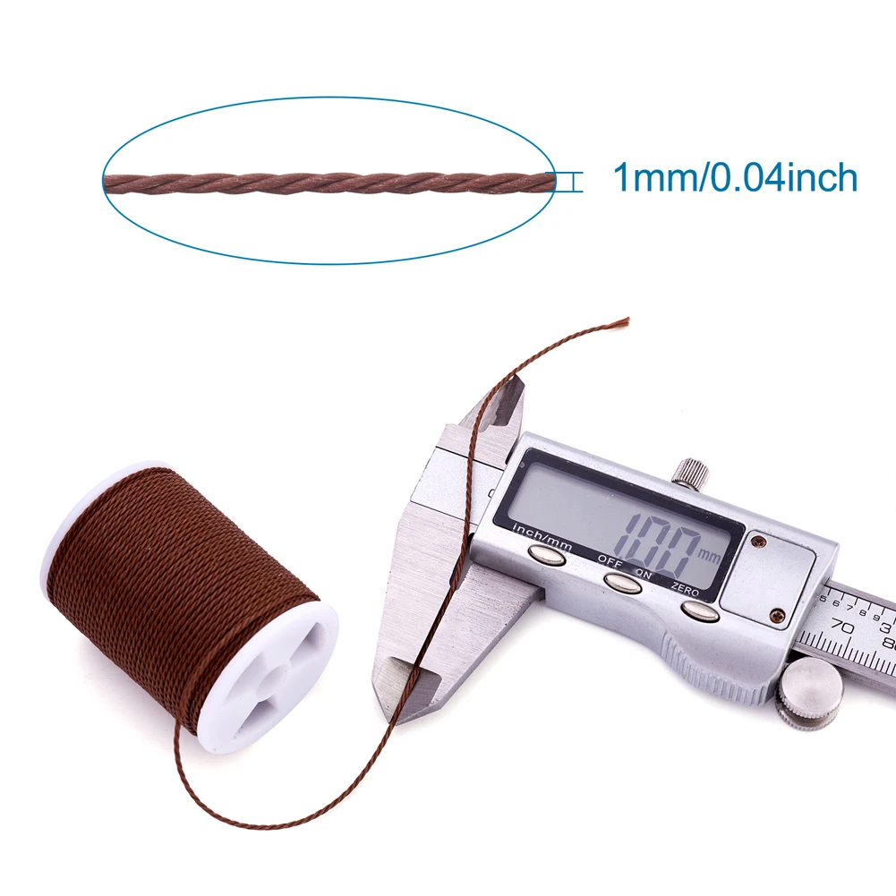 9 Rolls Waxed Polyester Cord 1mm Twisted Cord For Beading Bracelet Necklace DIY Jewelry making Accessories about 11m/roll