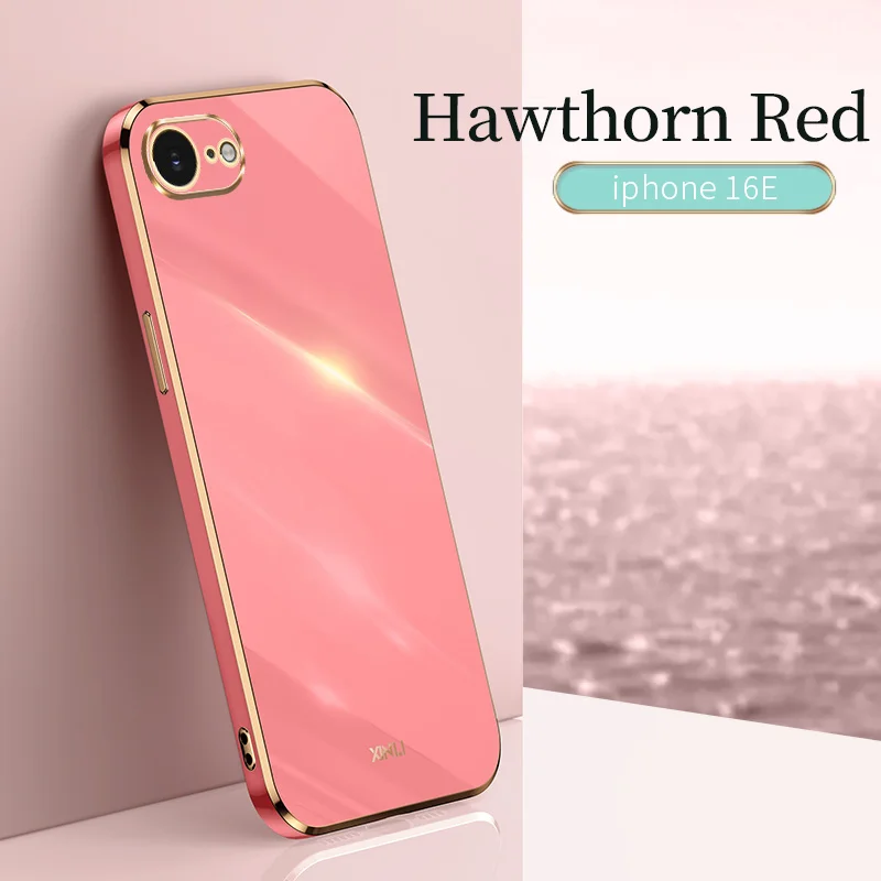Premium Shockproof Plating Silicone Bumper Phone Case with Soft TPU Back Cover