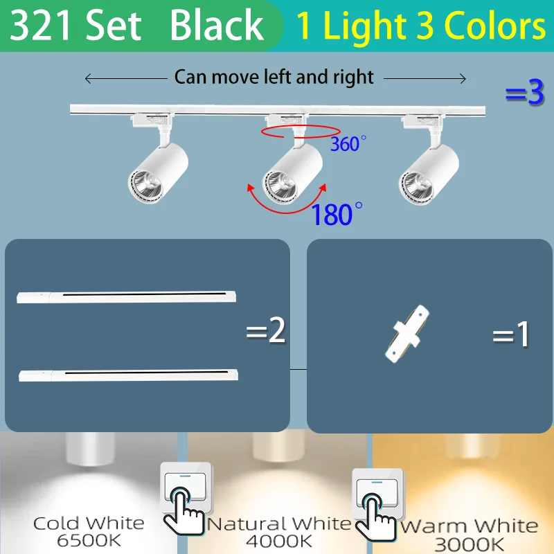 1 Set white (321)