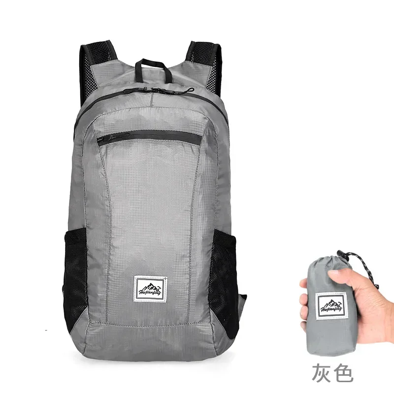 

Large Capacity Folding Bag Ultralight Outdoor Pack for Women Men Travel Hiking Lightweight Portable Foldable Waterproof Backpack