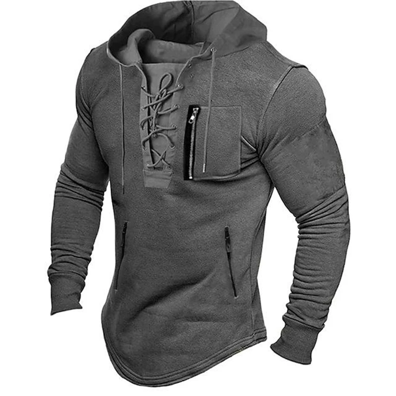 Sweat manches longues hoodie poche modal premium main image 1