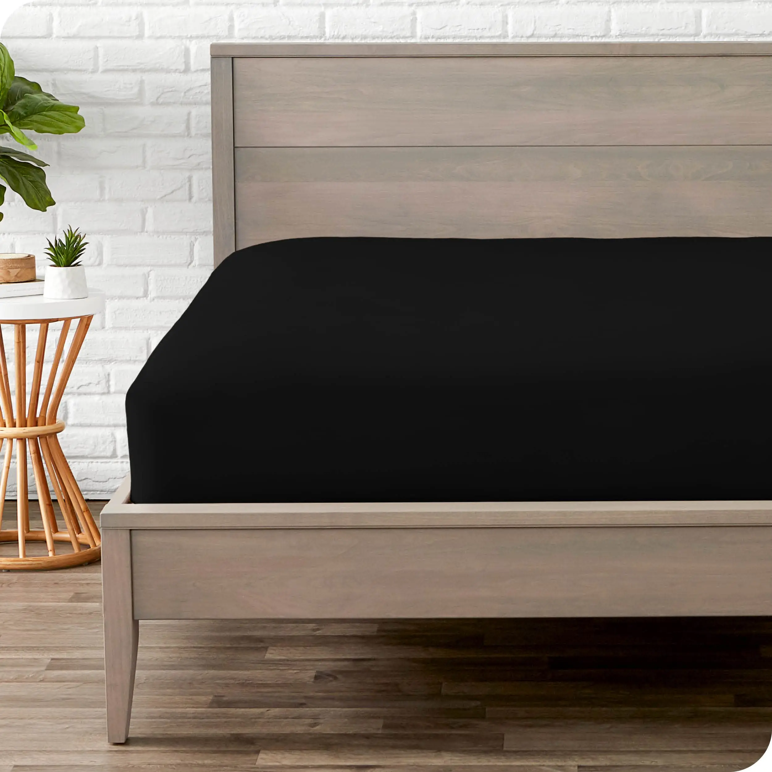 

1pc Single Double Fitted Bed Sheets, Solid Color Queen King Size Bedding Linen Cover Full Complete Set of 2 People Seater Sheets