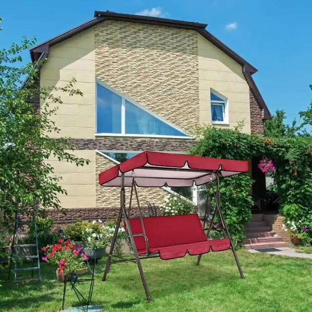 Hinta Lombkorona Csere Terasz Lengőhuzat Uv -Ellenálló Vízálló Poliészter Lengési Teteje A Kültéri Illesztéshez - Image 4