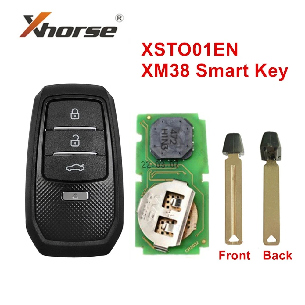 

Xhorse XSTO01EN универсальный для Y.T смарт-ключ для Toyota XM38 смарт-ключ поддержка 4D 8A 4A все в одном поддерживает перезапись