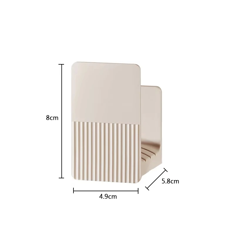 Pot Lid Holder Wall-Mounted Kitchen Cutting Board Holder Rack Self-Adhesive Plastic Pan Pot Cover Storage Organizer Racks 1 Pair