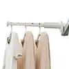 Folding Clothes Hanger Rack Window Clothes Bar Foldable Clothes Hanger Drying Rack Rod For Hotel Laundry Room Bathroom Bedroom 1