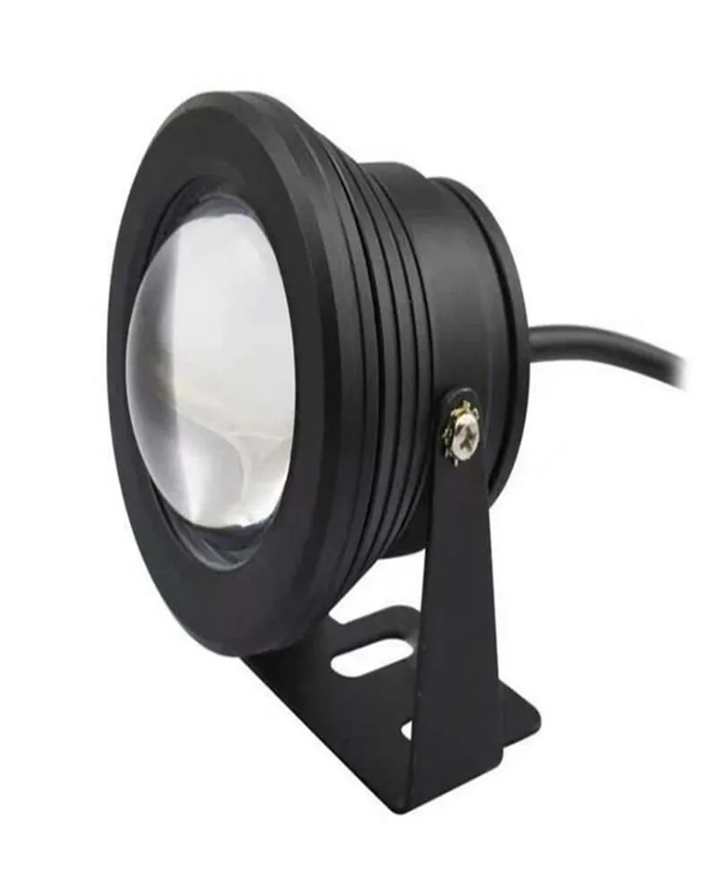 Description Picture 4 of item10W Flood light Underwater led aquarium lamp swimming pool Waterproof DC 12V 110V 220V Convex Lens Fountain fish tank view light