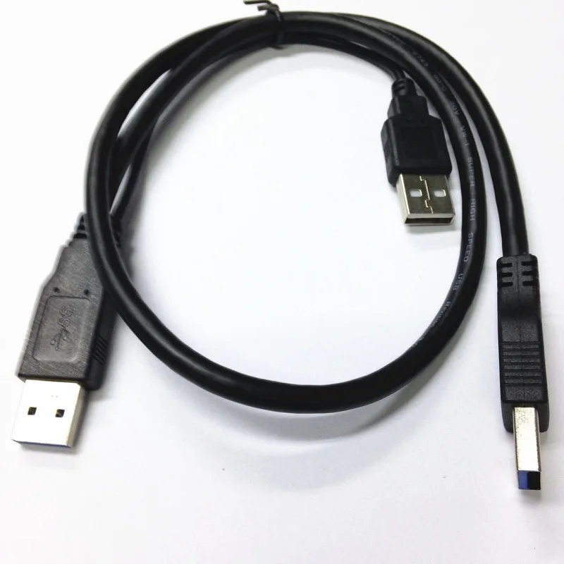 

USB 3.0 male dual hard drive Y Cable Sata data cable USB2.0 + USB 3.0 Type A to USB 3.0 A Male Y Cable Connector for Hard Disk