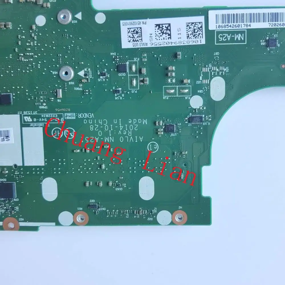 その他 ThinkPadT450 For Lenovo Thinkpad T450 Laptop motherboard NM-A251 with CPU I3 I5
