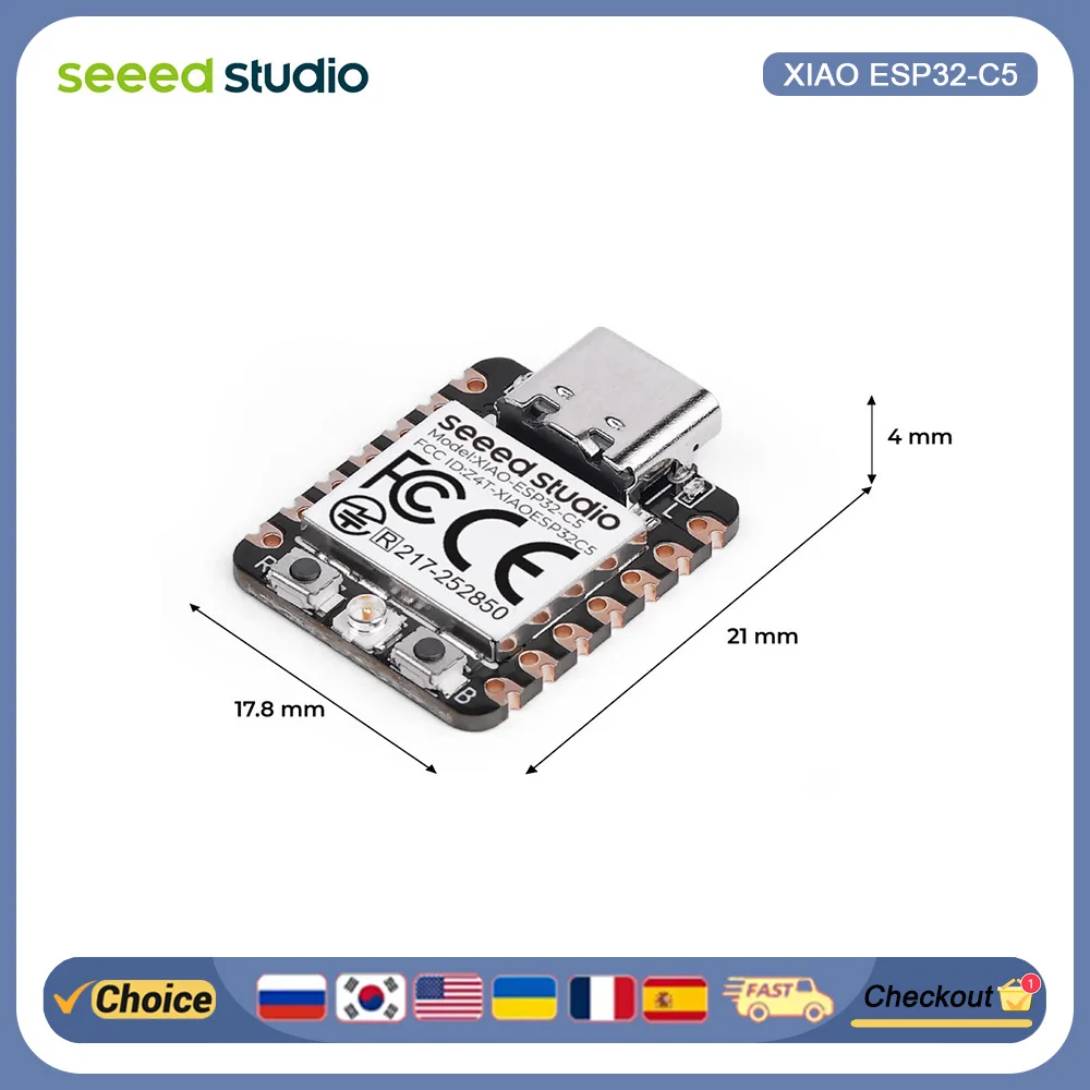 ESP32-C5 WiFi6 IoT Development Board ด้วย RISC-V Architecture