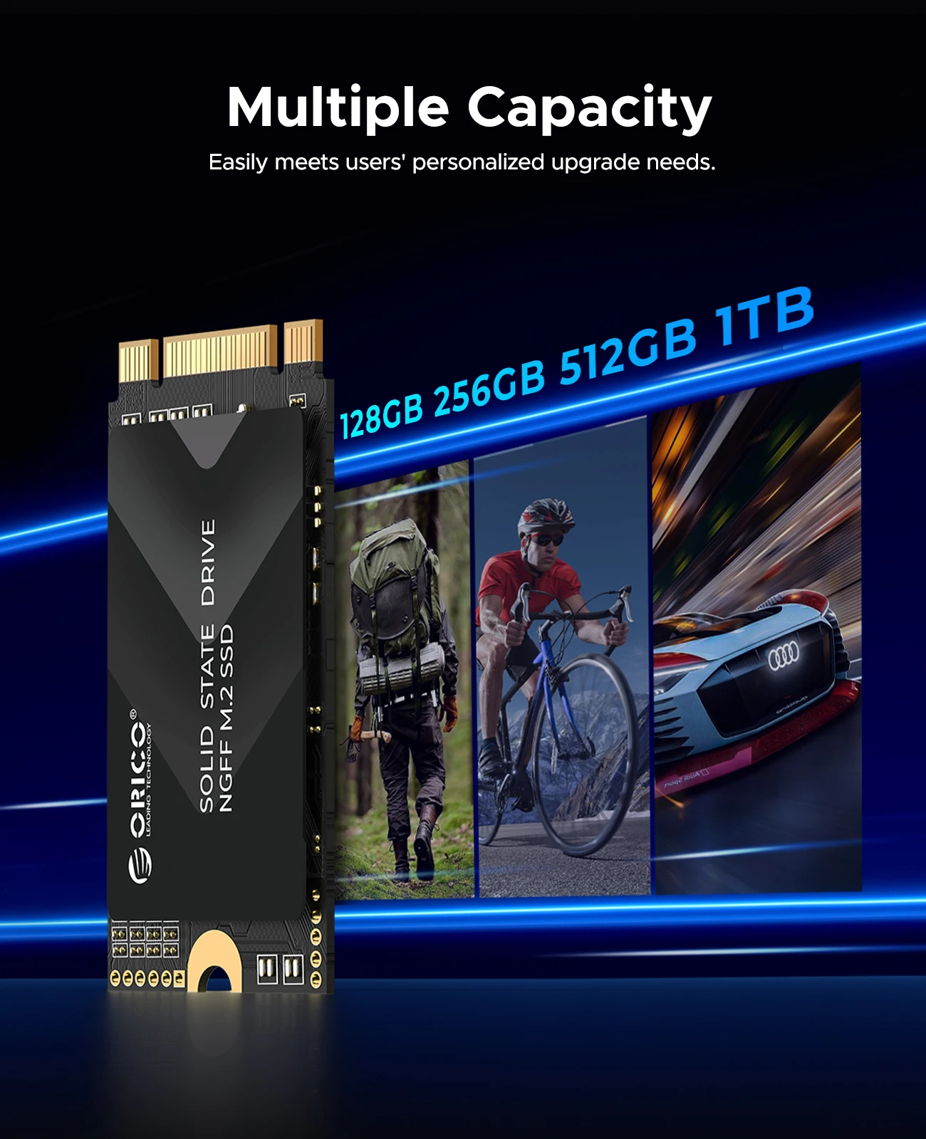 ORICO M.2 SATA3.0 SSD 2242 TLC NAND SATA III 6Gbps Internal M.2