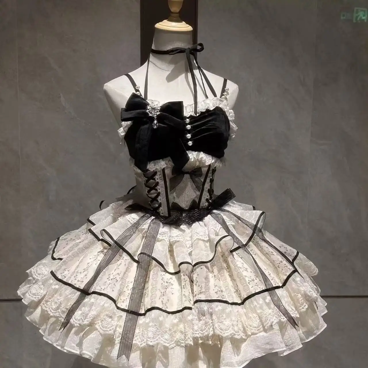 Elegant Gothic Vintage Slim Fit Evening Party Dress for Women - Summer 2025 Fashion