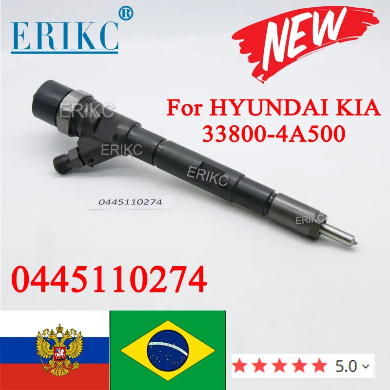 

33800-4A500 0445110274 0986435180 Fuel Pump Common Rail Injector Nozzle 0 445 110 274 for HYUNDAI KIA 0445 110 274