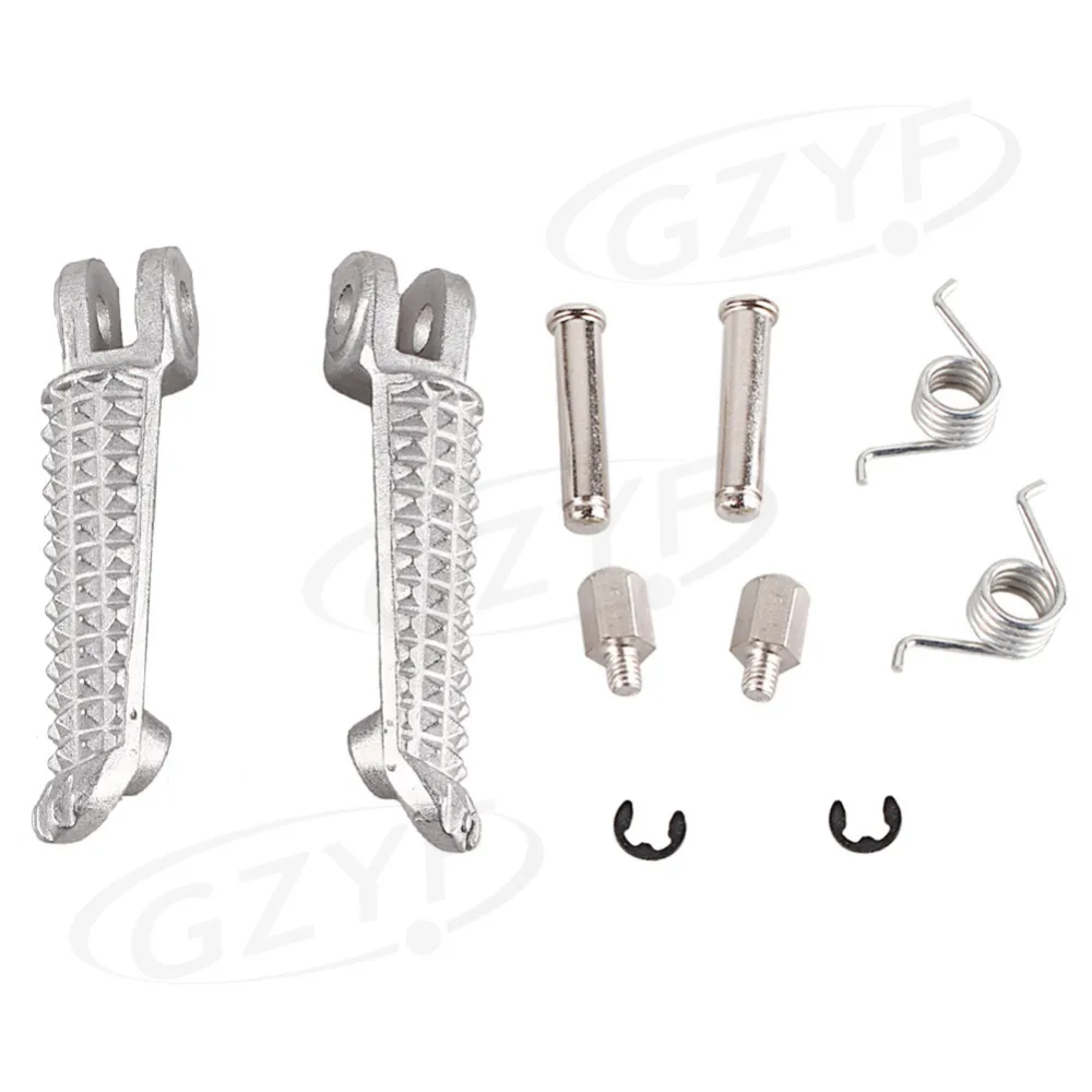 

Передняя подставка для ног мотоцикла для Yamaha YZF R1 1998-2011 YZF R6 1999-2012 YZF R6S 2003-2008 серебристый