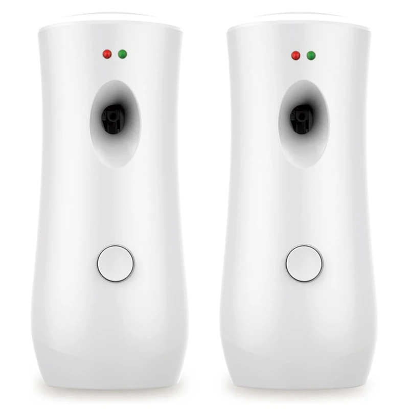 

2PCS Automatic Air Freshener Spray Dispenser Free Standing Wall Mounted Automatic Spray Dispenser White