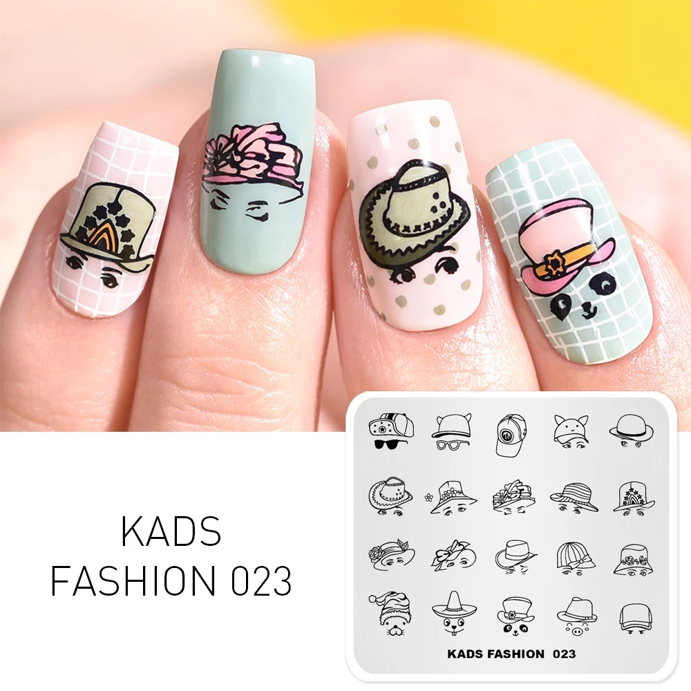 KADS Nail Art Stamp Stamping Template Image Plate Flower Animal Leaf Pattern Nails Stencil Tool DIY Manicure Template 4