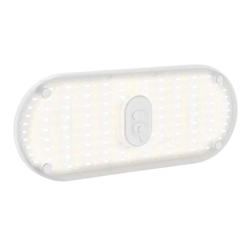 신뢰할 수 있는 RV 조명 인테리어 1200LM, 3색 12V LED 조명, RV 자동차 트레일러용 슈퍼 밝은 204 LED 돔 조명기구