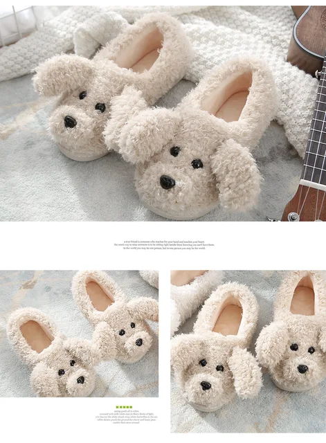 Pantoufles D'hiver Bébé Fille En Peluche - Chaussons Doux, Antidérapants, Confortables