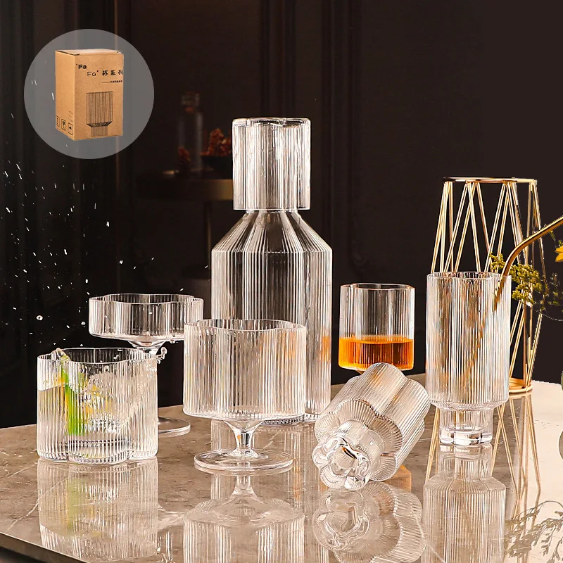 Creative Wide Mouth Cocktail Glass European Style Personalized Martini