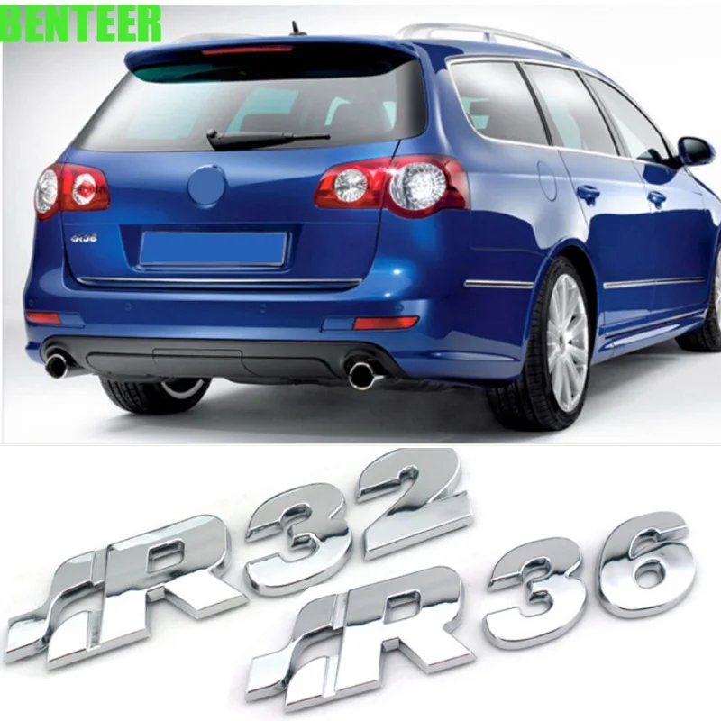 Materiale In Lega Znic R32 R36 Adesivo Posteriore Per Auto Per Accessori Auto Volkswagen R32 R36