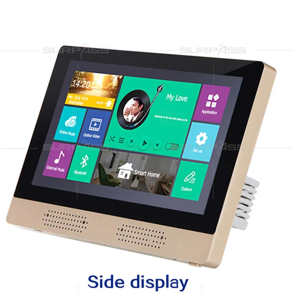 Mini Audio InWall Amplifier HiFi KTV Smart Home Theater Karaoke WiFi Blue-tooth Music Center Sound System