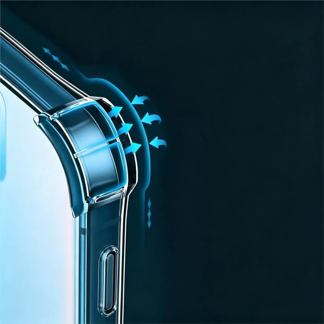 Ultra-Thin Transparent Shockproof Phone Case - Clear Protective Shell