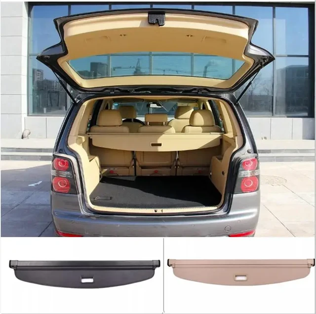 2014-2018 für volkswagen vw touran hinteres paket regal auto styling kofferraum  abdeckung material vorhang hinterer vorhang einziehbares spa - AliExpress