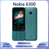 Nokia 6300 4G Feature Phone 2.4 Inch screen Dual SIM KaiOS Wifi Bluetooth Mobile with Hebrew key long standby used phone 1