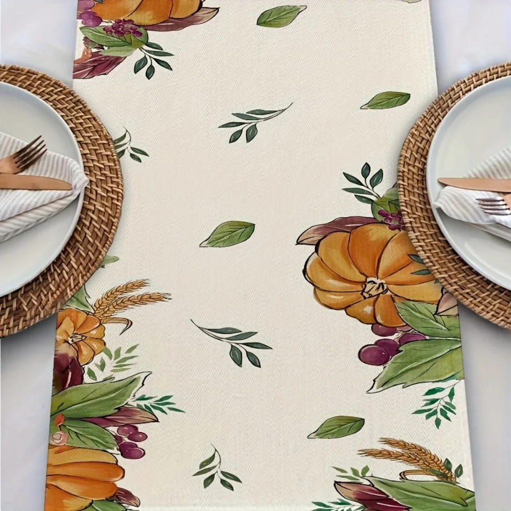 Autumn Harvest Thanksgiving Table Runner 5