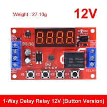  DC 5V 12V 24V 10A Adjustable Time Delay Relay Module 32 Modes LED Digital Timming Trigger Timer Control Switch Pulse Cycle 