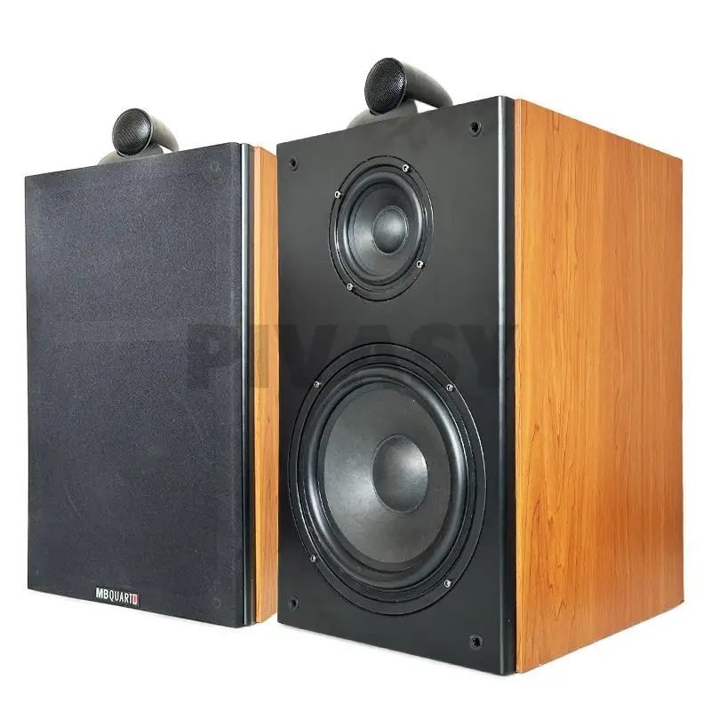 

190W 8 Inch Bookshelf Speaker 6ohm Fever Hifi Speaker Three-Way Audio Passive Wooden Sound Box Home Theater Sound System