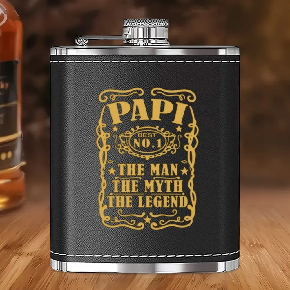 7온스 스테인리스 스틸 와인 주전자, 아빠를 위한 멋진 선물, 조부모님을 위한 멋진 선물, 생일, 크리스마스, 할로윈 파티 기념품